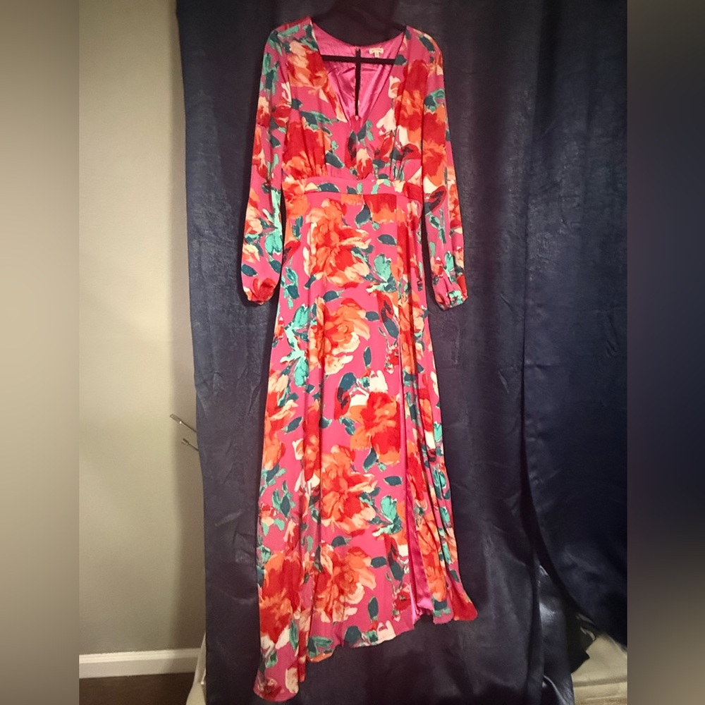 En Crème Juliet floral Maxi dress